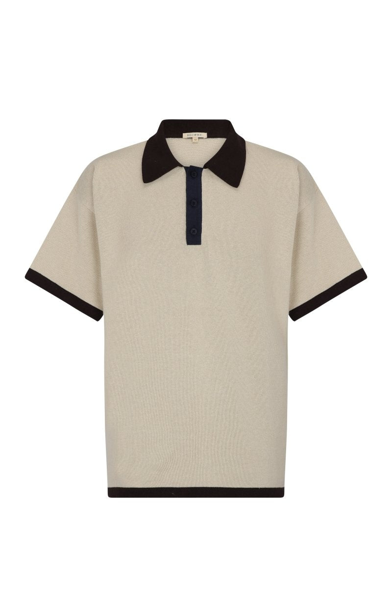 Gender Neutral Knit Polo Top - Made X Hudson