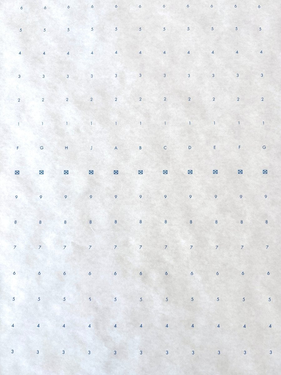 Dotted/Numbered Pattern Paper | Per Yard - Made X Hudson