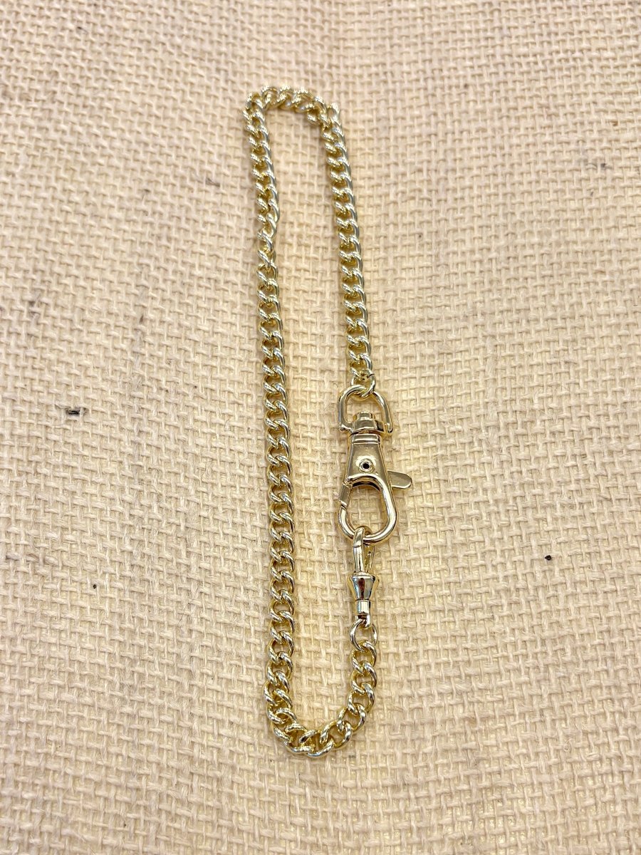 16" 14k Gold Plated Stainless Steel Curb Chain Choker - Made X Hudson