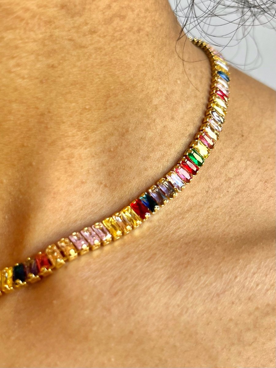 Cubic Zirconia (CZ) Tennis Necklace (Multiple Styles) - Made X Hudson