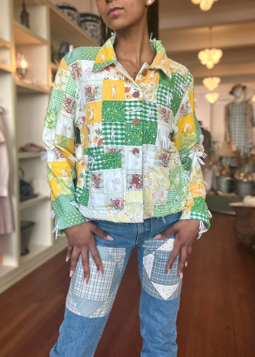 Garden Checker Quilted Chore Jacket - Made X Hudson