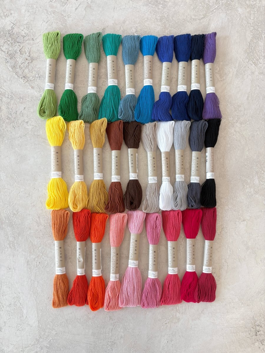 Sashiko Embroidery Thread (Multiple Colors) – Made X Hudson