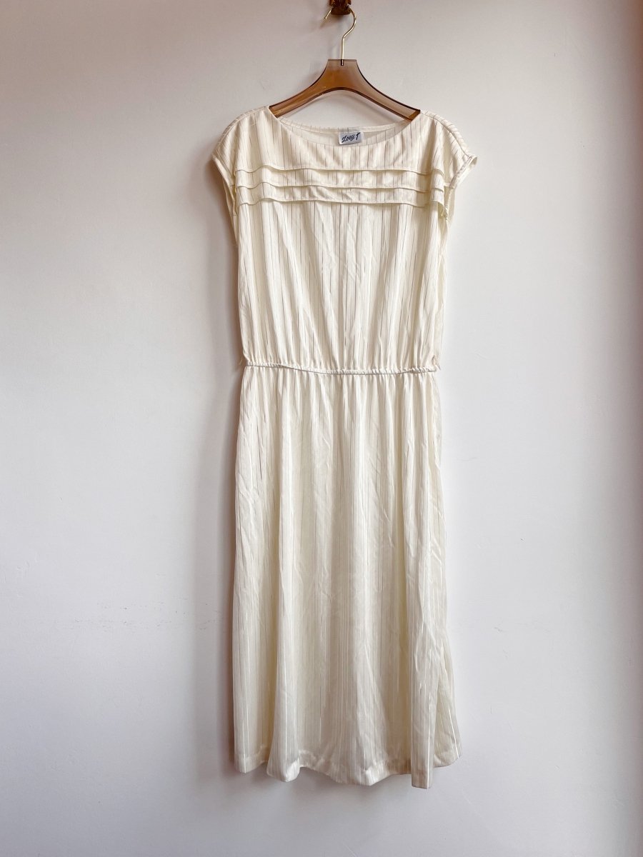 Zoey T | Cream Horizon Dress (Vintage) - Made X Hudson