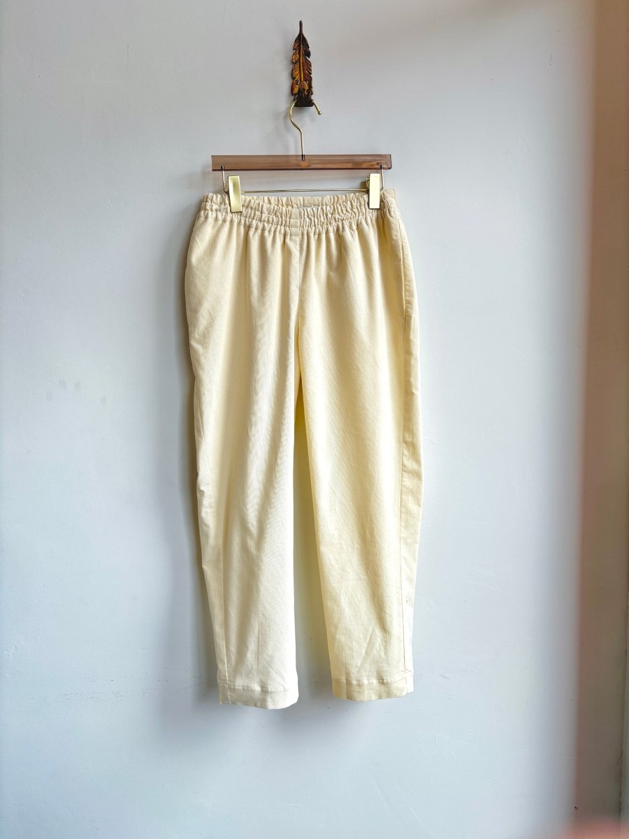 Cream Corduroy Joggers - Made X Hudson