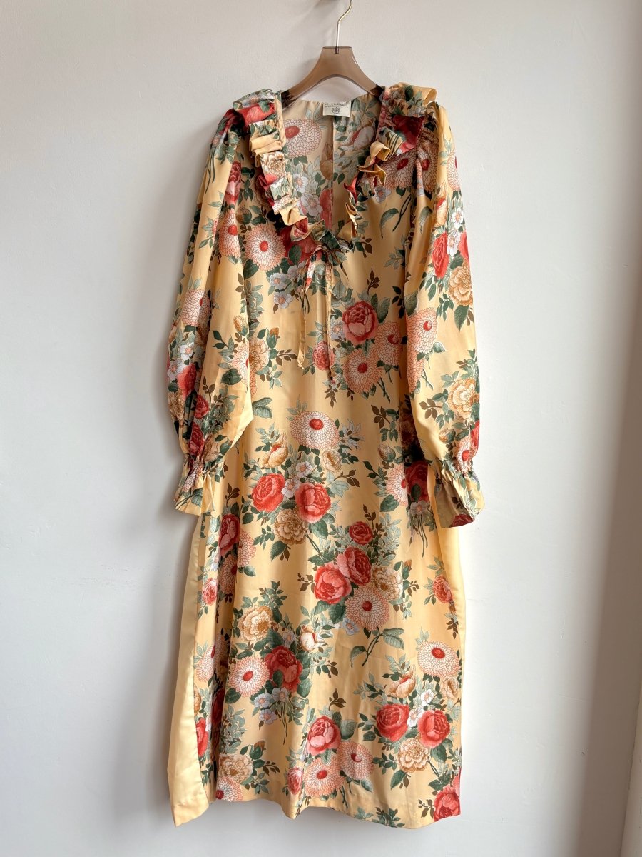 Gloria Vanderbilt | Ruffled Bouquet Dress (Vintage) - Made X Hudson