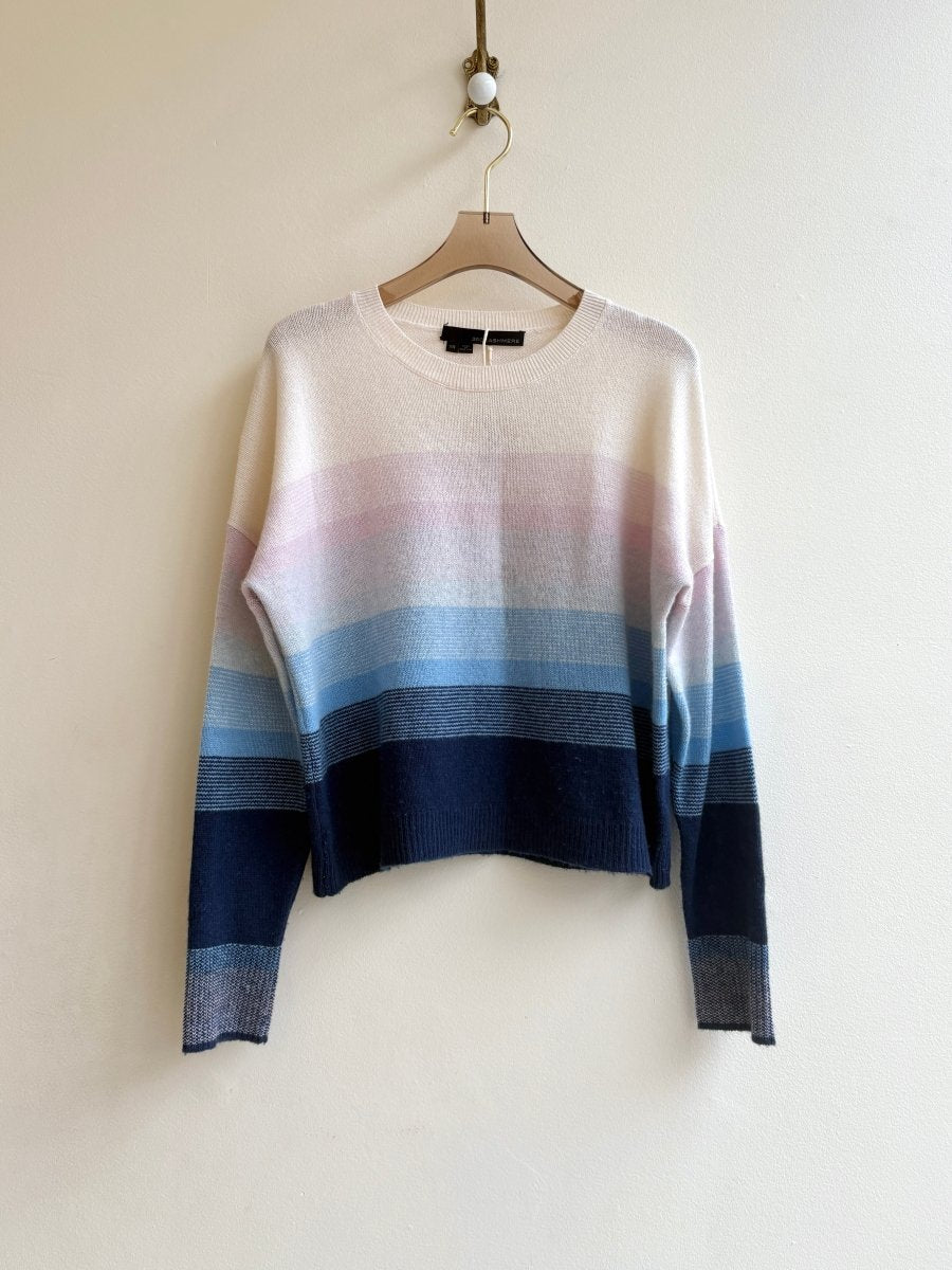 360 Cashmere | Cool Tone Ombre Sweater (Vintage) - Made X Hudson