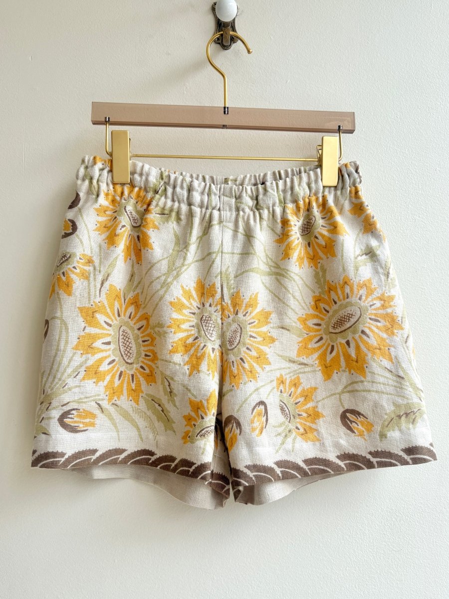 Sunflower Khaki Linen Town Shorts - Made X Hudson