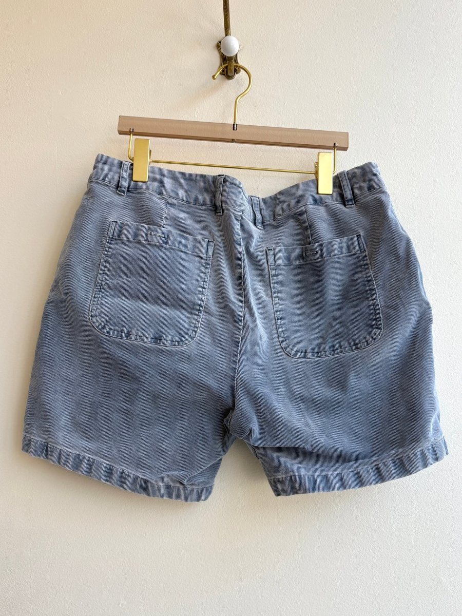 Marine Layer | Stone Blue Corduroy Shorts (Vintage) - Made X Hudson