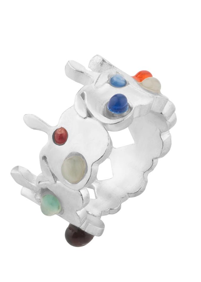 Cycle Glass Heart Ring - Made X Hudson