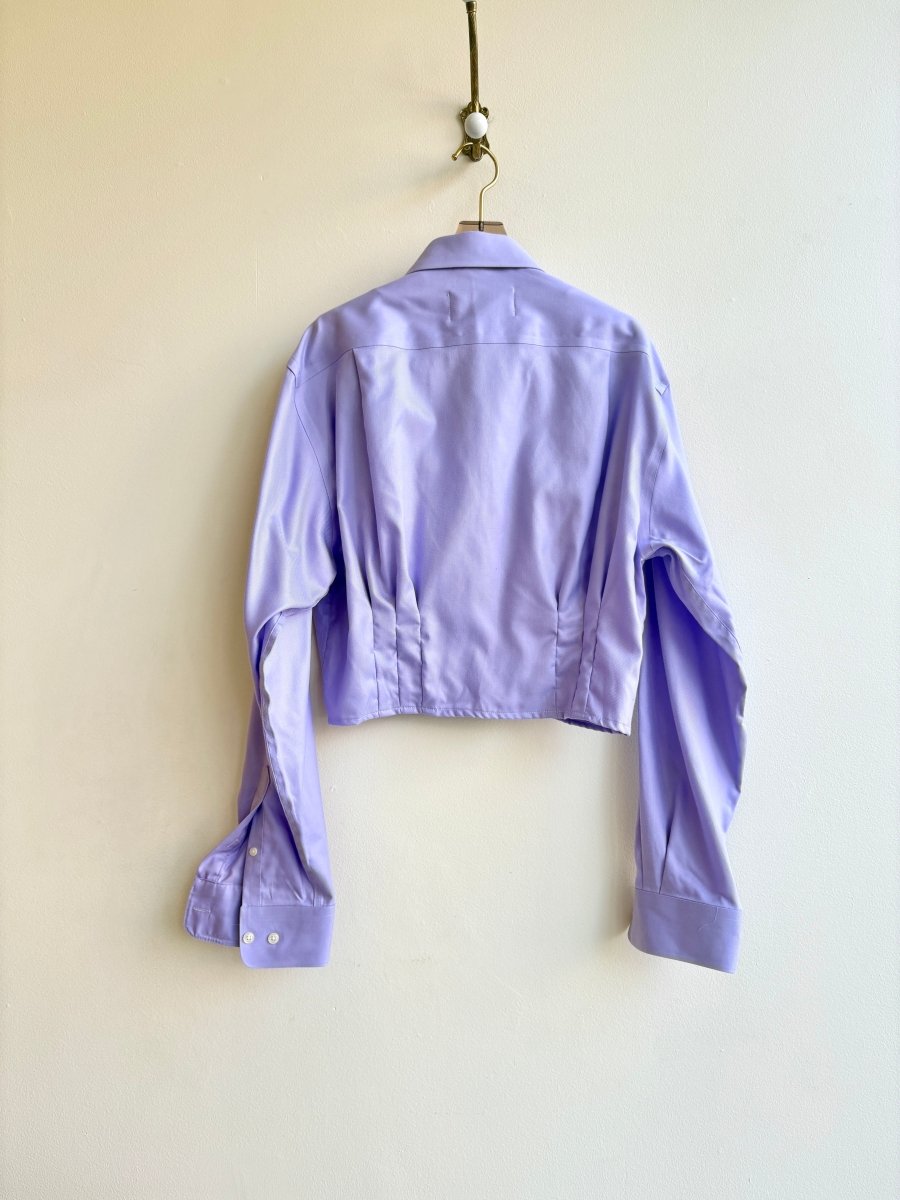 The Kevin Top | Lavender Top w/ Gathered Waist (Reworked) - Made X Hudson