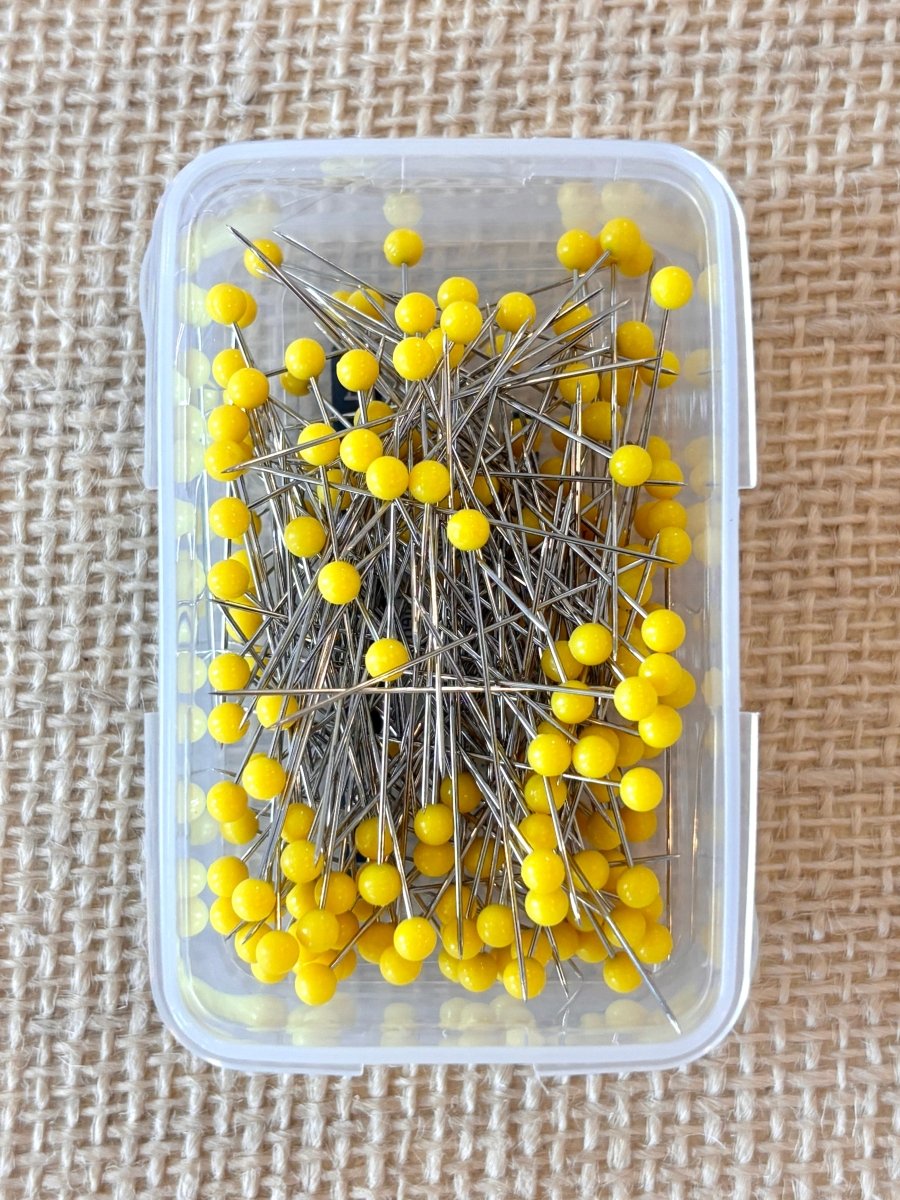 Yellow Sewing Pins - Made X Hudson