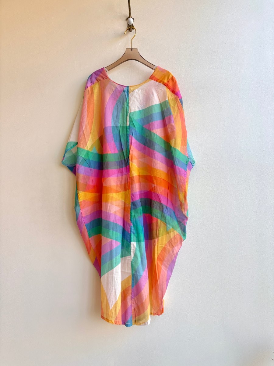 Rainbow Print Kaftan - Made X Hudson