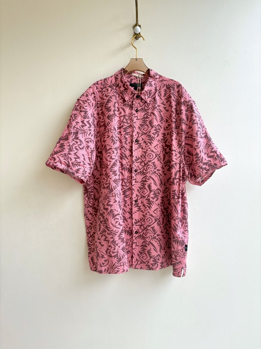 Ted Baker | Pink & Maroon Hawaiian Shirt (Vintage) - Made X Hudson
