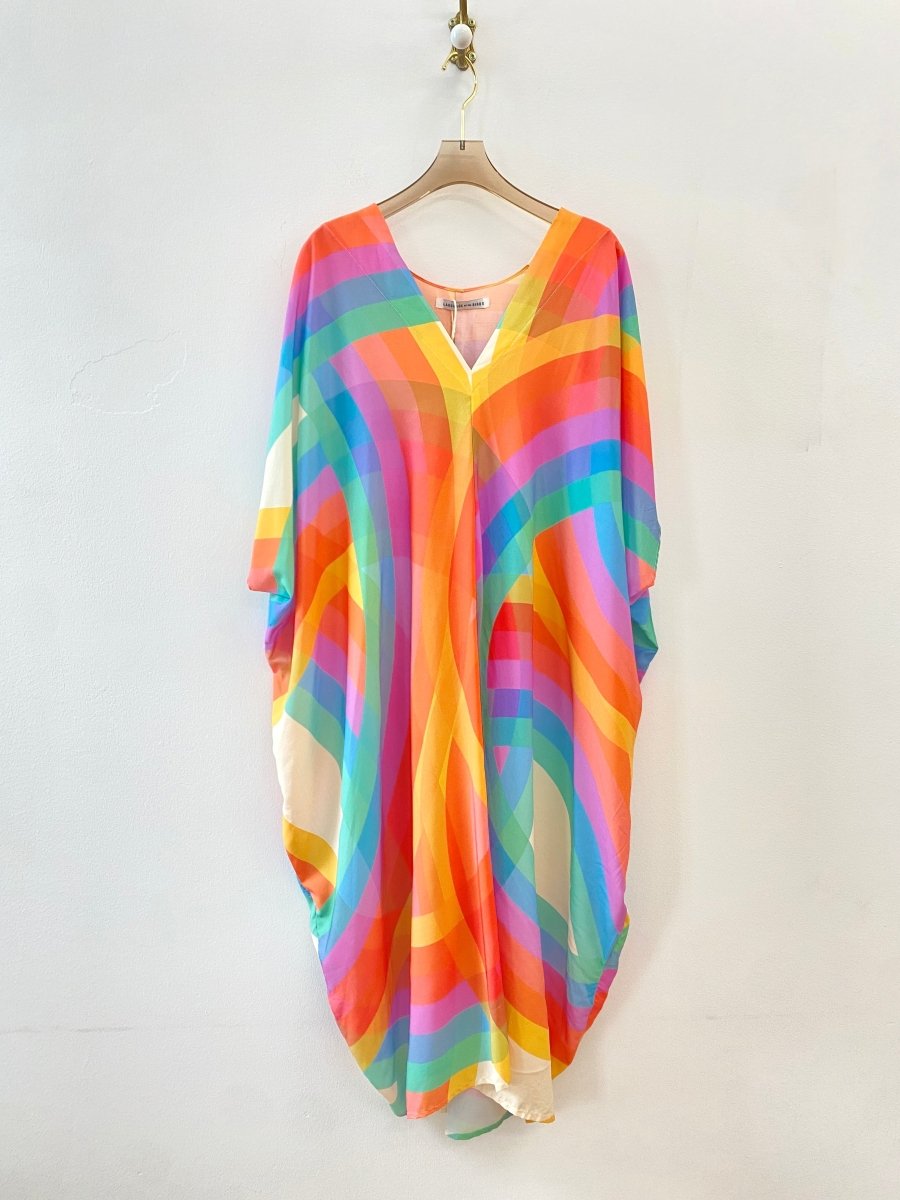 Rainbow Print Kaftan - Made X Hudson