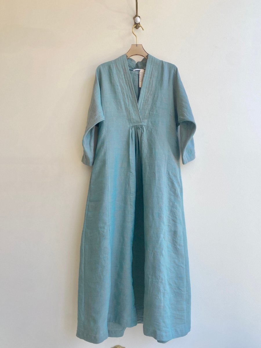 Zero Waste Pale Blue Caftan Dress - Made X Hudson
