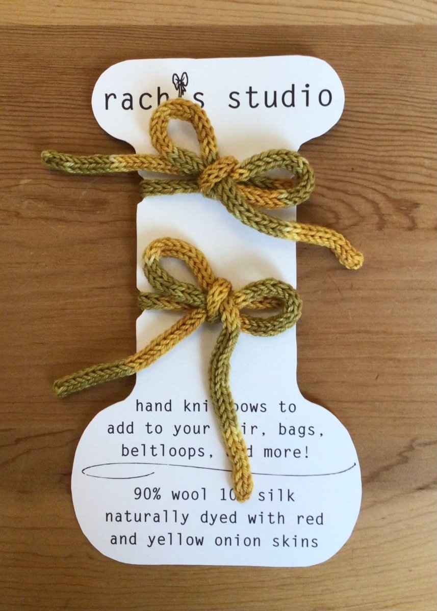 Knitted Hair Bow Ties (Multiple Colors) - Made X Hudson