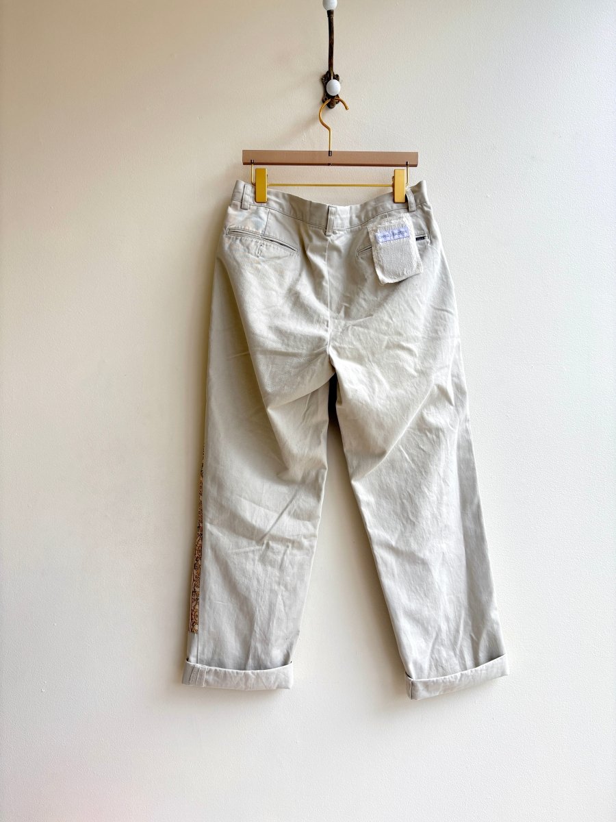 Silk Upholstery Double Knee Chino Pant | Multiple Sizes (Reworked) - Made X Hudson