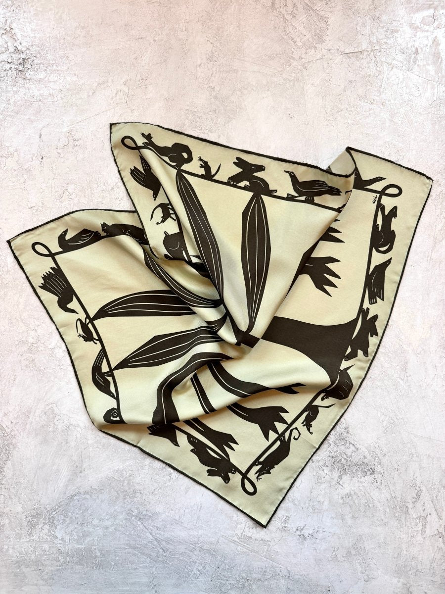 Familiar Silk Scarf - Made X Hudson