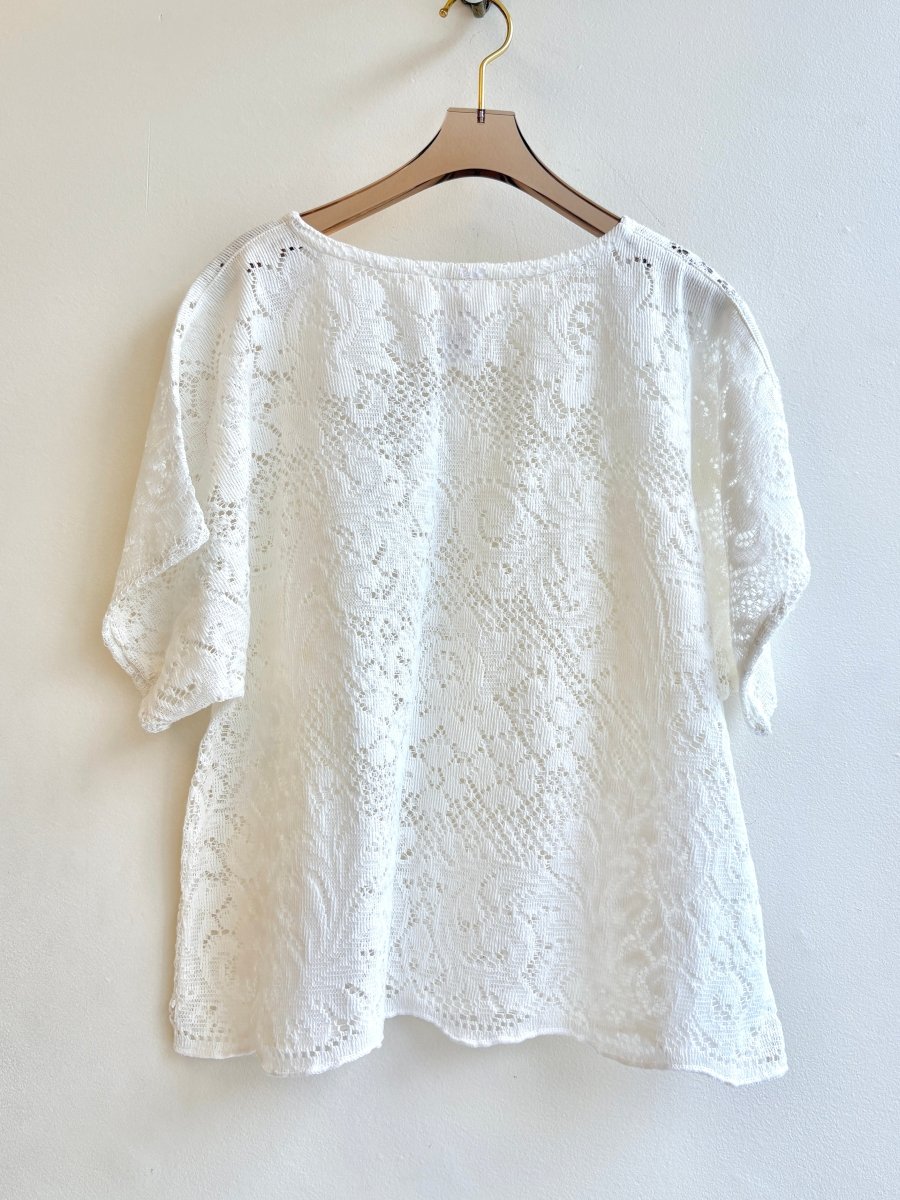 Snow White Lotus Crochet Lace | Picnic Top - Made X Hudson