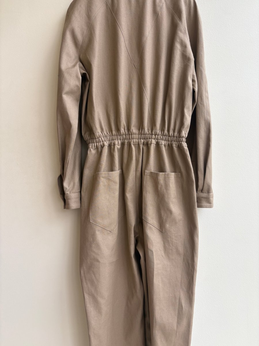 Khaki Hemp - Cotton Jumpsuit - Made X Hudson