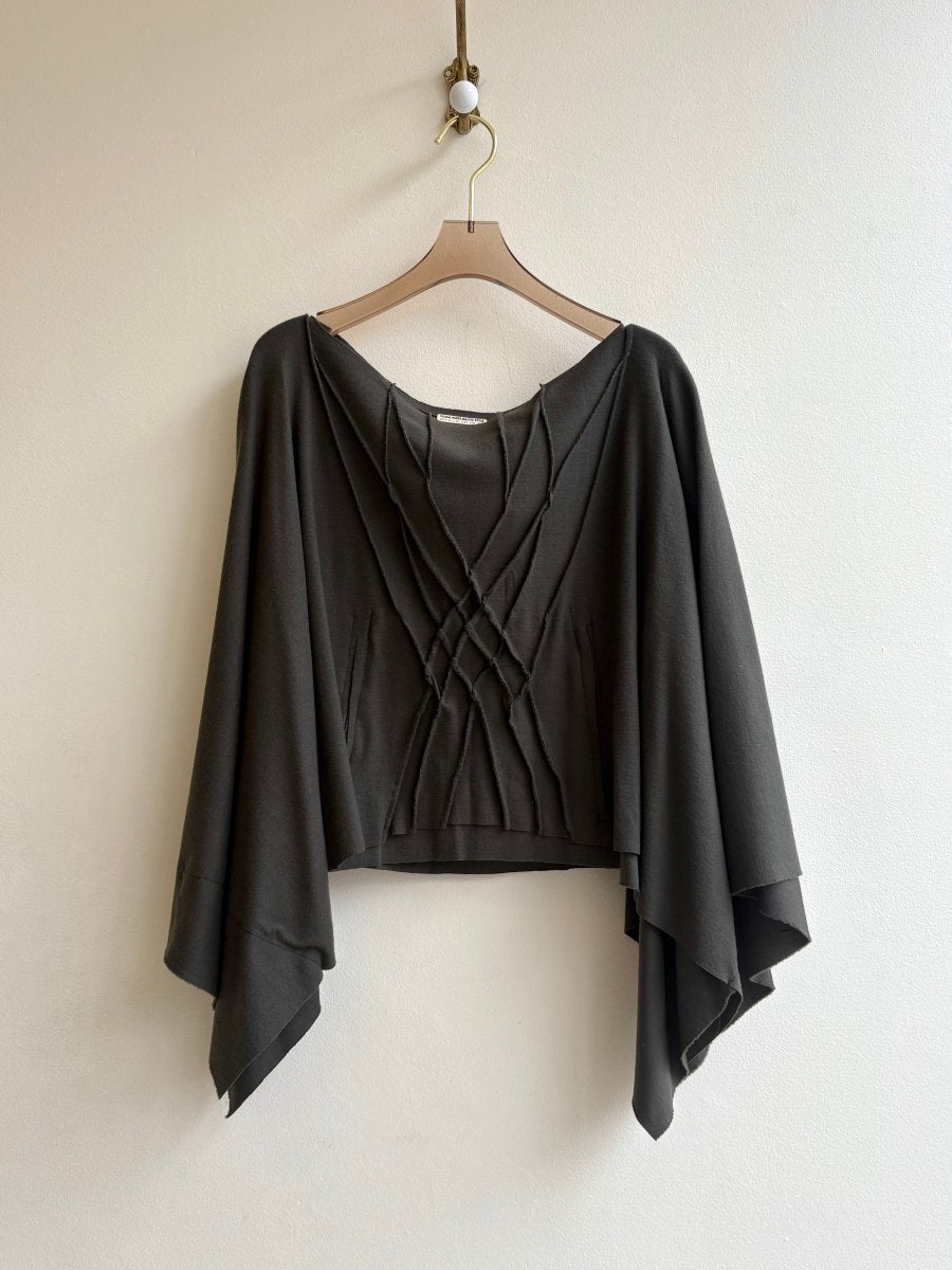 Dark Rosemary | Cape Kimono Top - Made X Hudson