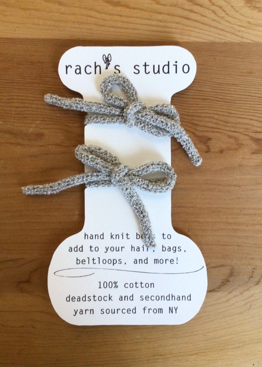 Knitted Hair Bow Ties (Multiple Colors) - Made X Hudson