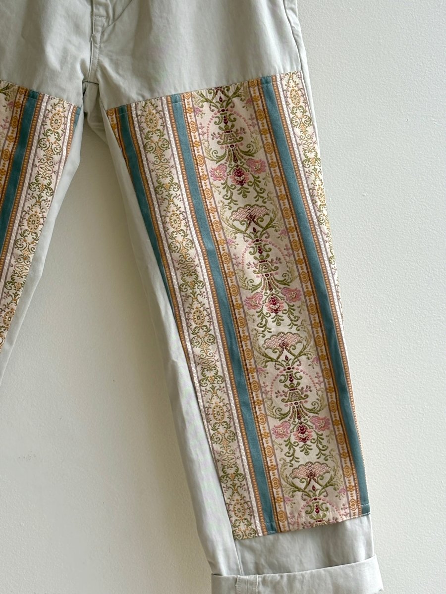 Silk Upholstery Double Knee Chino Pant | Multiple Sizes (Reworked) - Made X Hudson