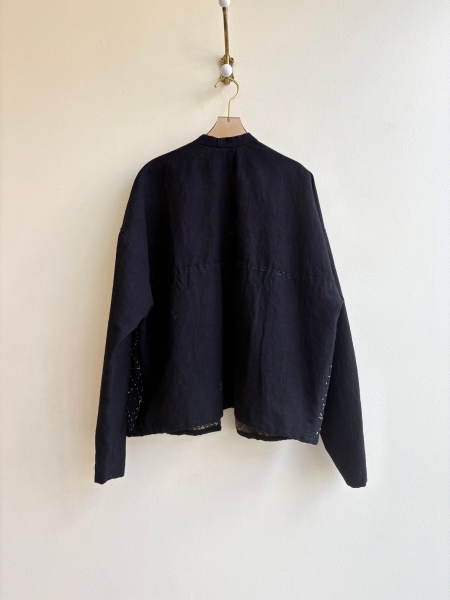Indigo Patchwork/Sashiko Jacket - Made X Hudson