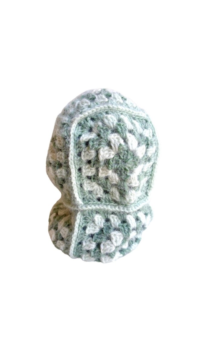 Soft Green Hand Crochet Balaclava - Made X Hudson