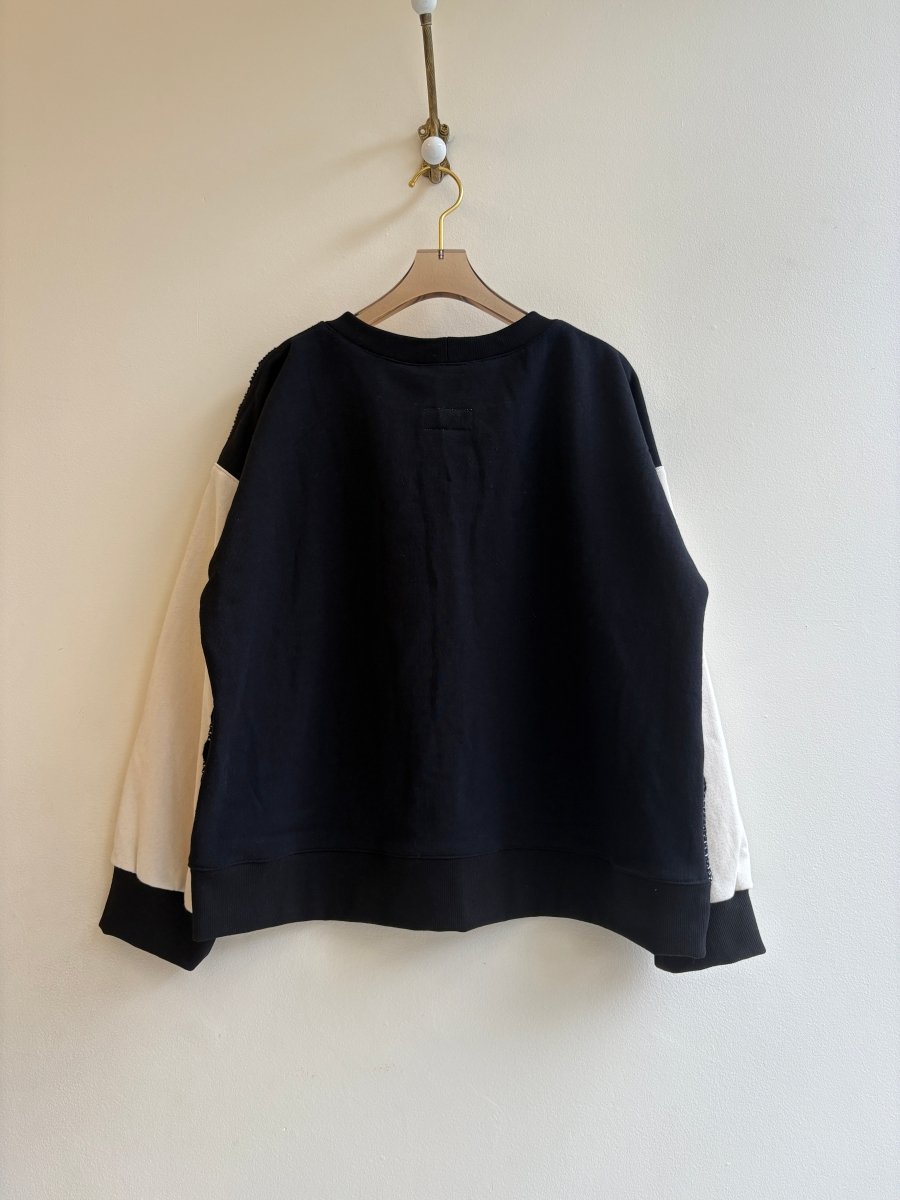 Handwoven Quilted Sweater Monochrome - Made X Hudson