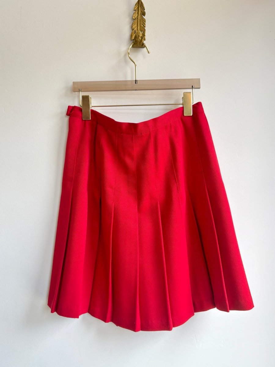 Briggs | Red Knit Kilt (Vintage) - Made X Hudson