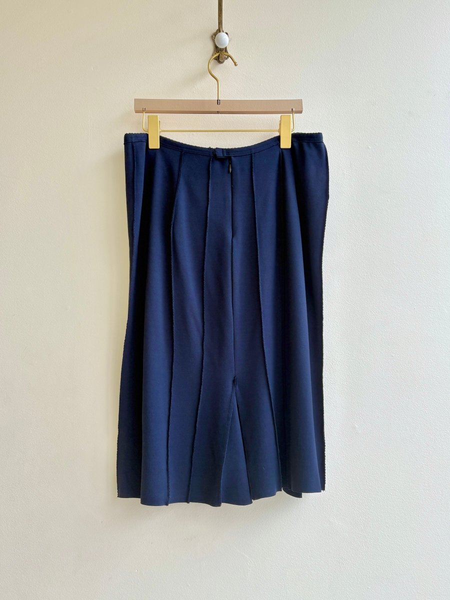 Navy Blue Bell Skirt - Made X Hudson