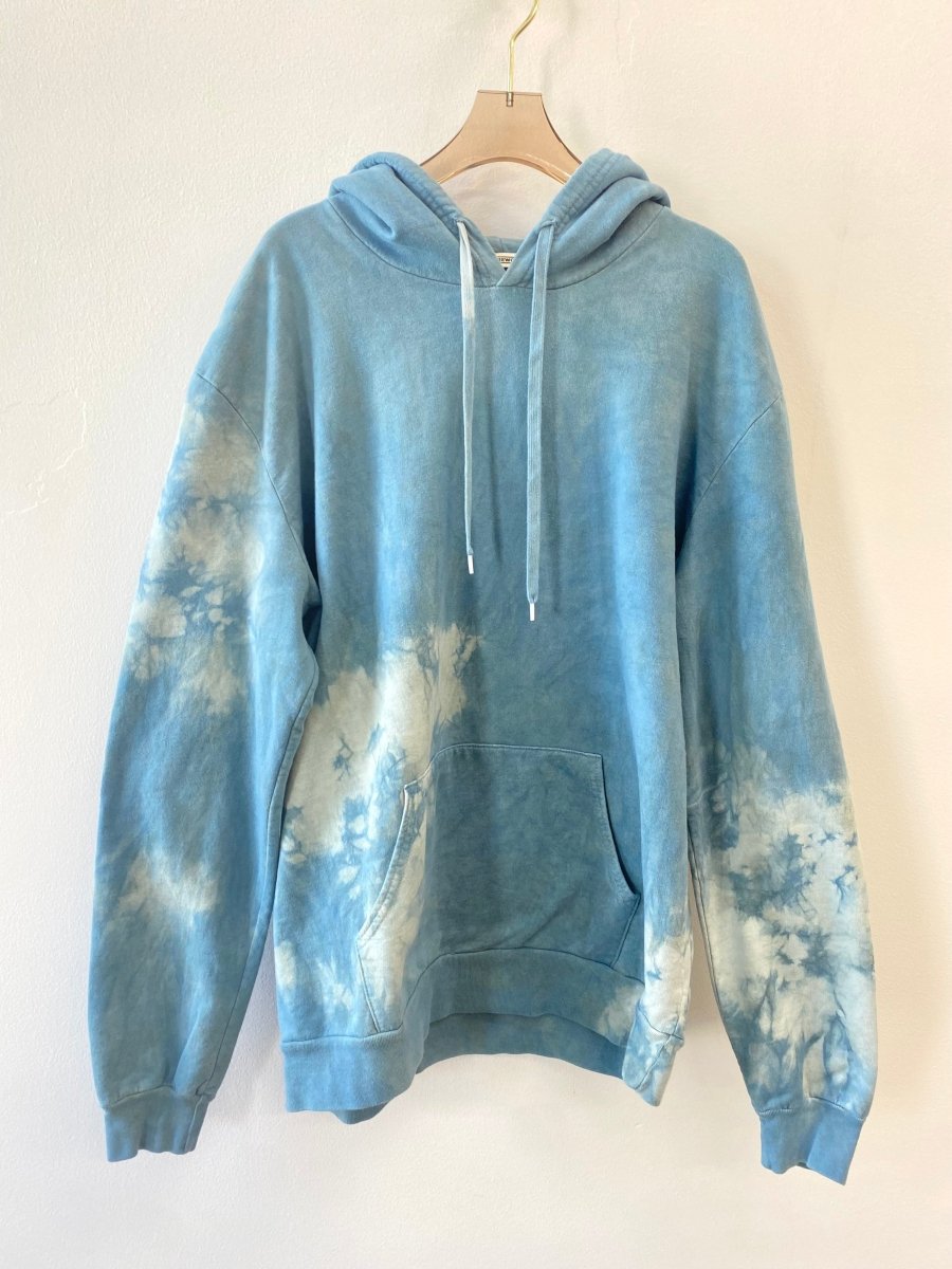 Blue Marbled Hoodie (Reworked) - Made X Hudson