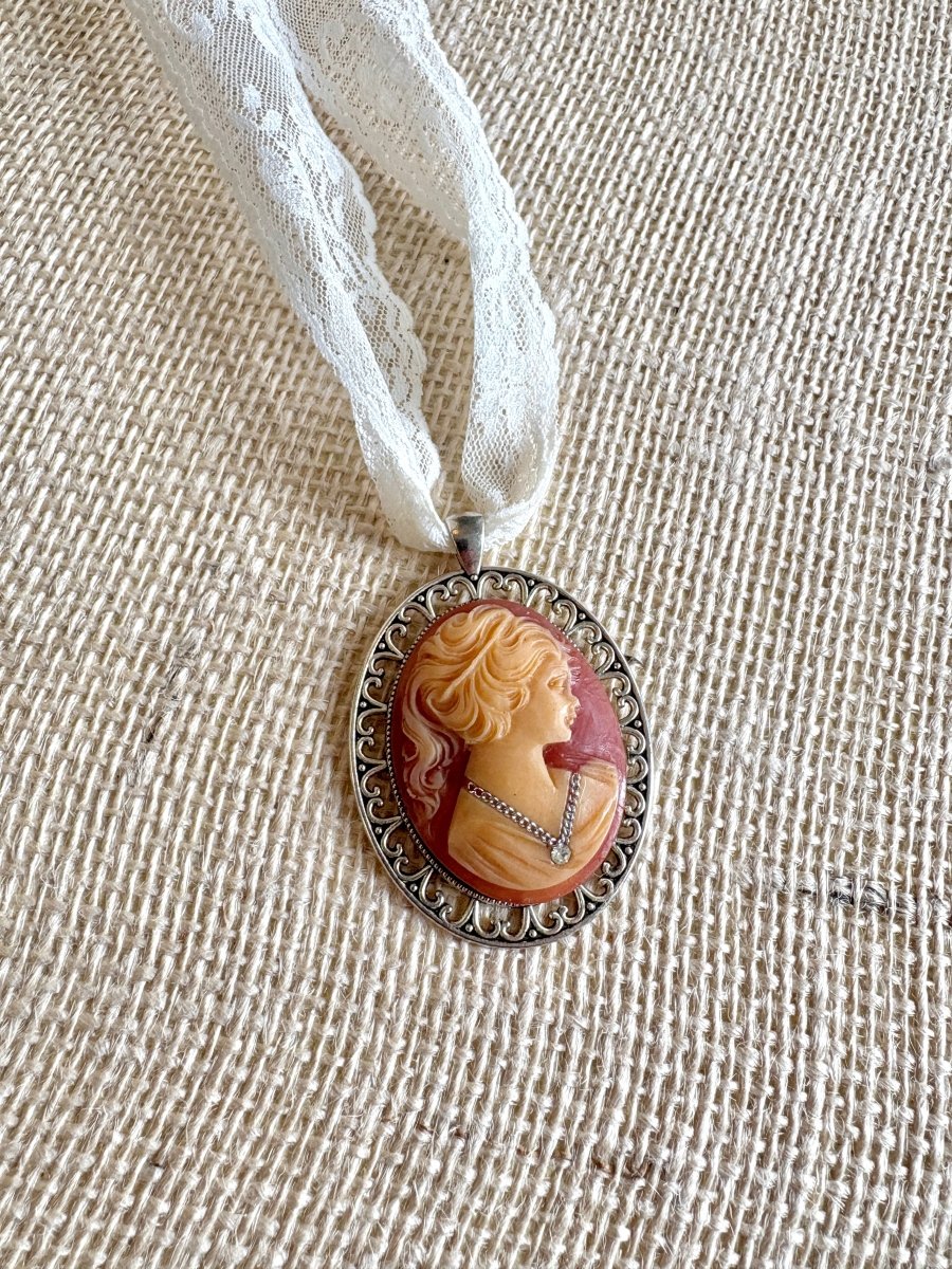 Cameo Ribbon Pendant - Made X Hudson
