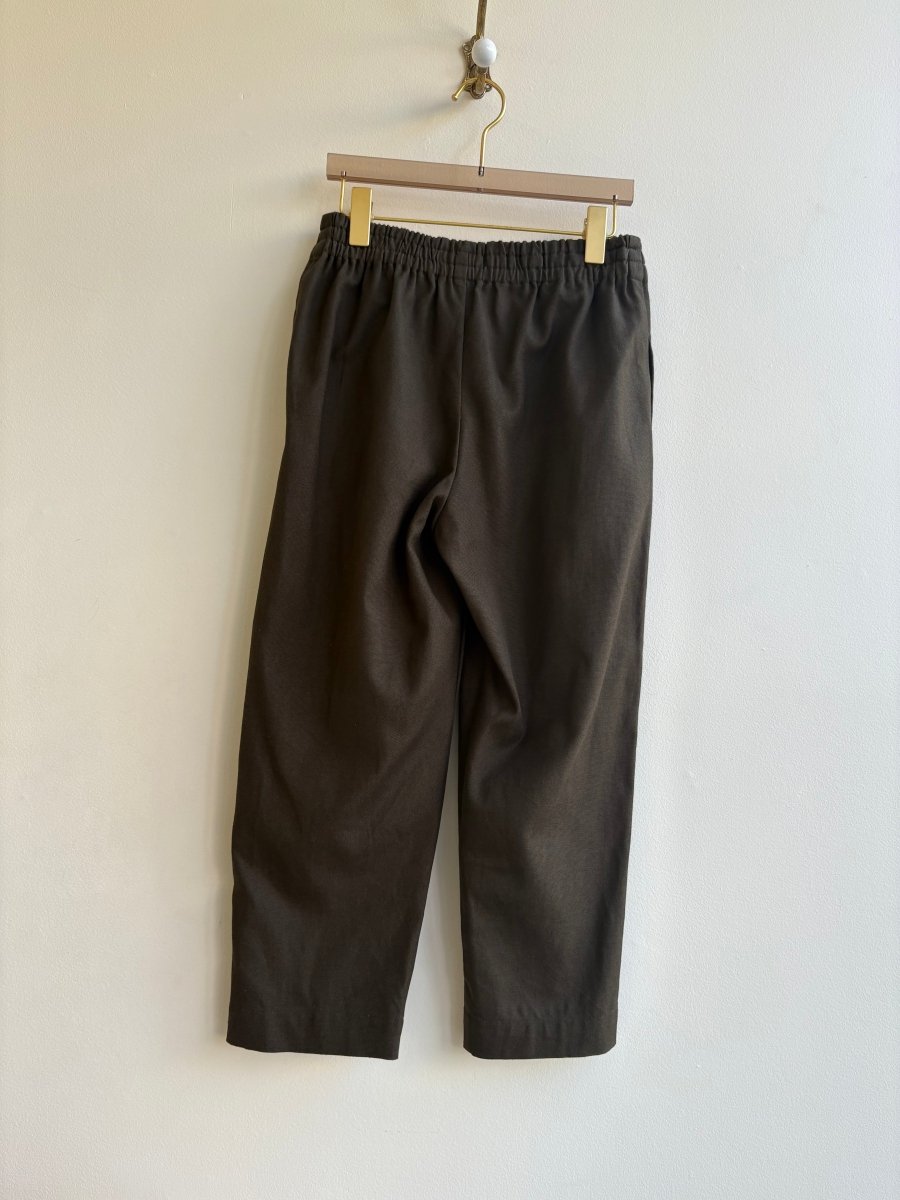 Moss Hemp - Cotton Cropped Joggers - Made X Hudson