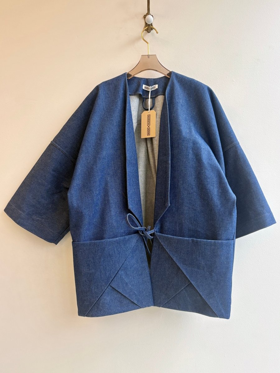 Medium Blue Vintage Denim Chore Jacket - Made X Hudson