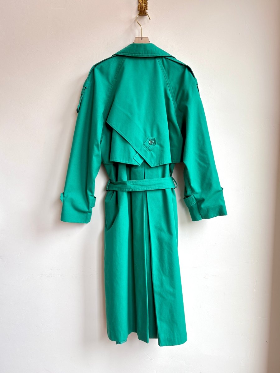 Teal Trench Coat (Vintage) - Made X Hudson