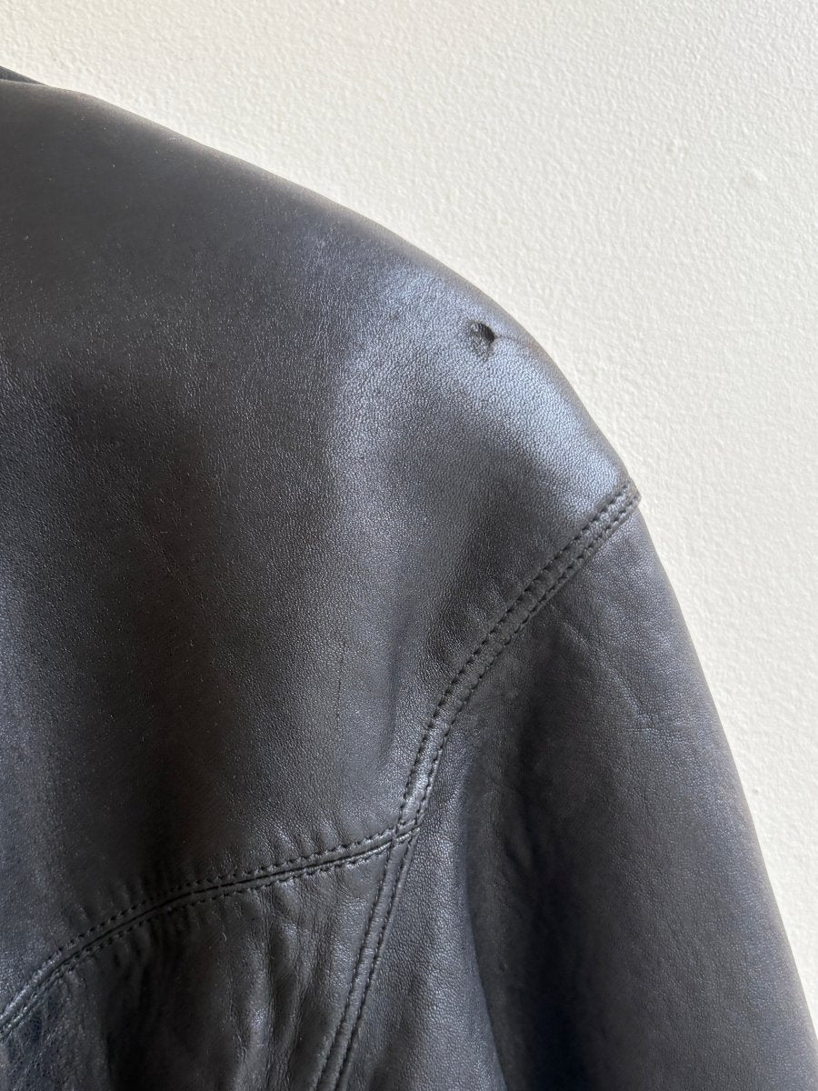 Marc Buchanan | Leather Bomber Jacket (Vintage) - Made X Hudson