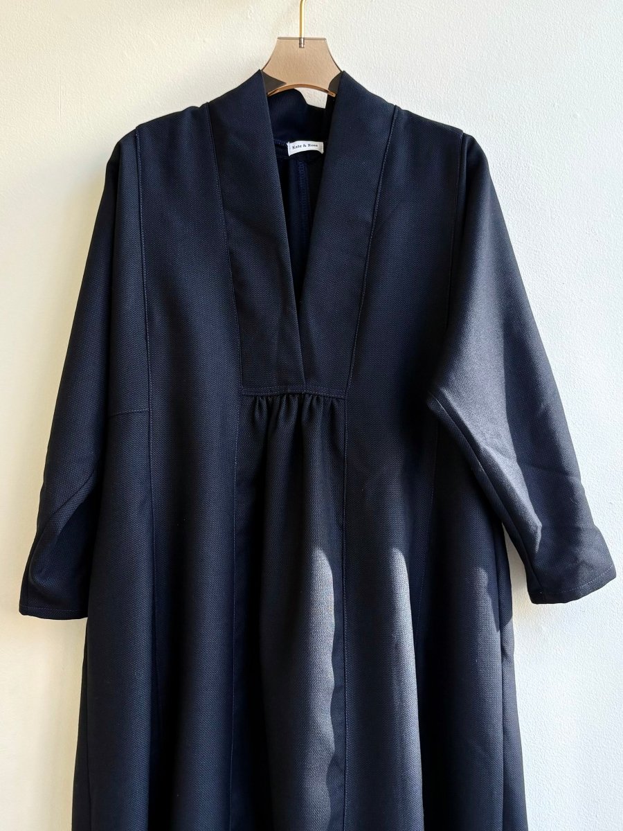 Black Zero Waste Caftan Dress - Made X Hudson
