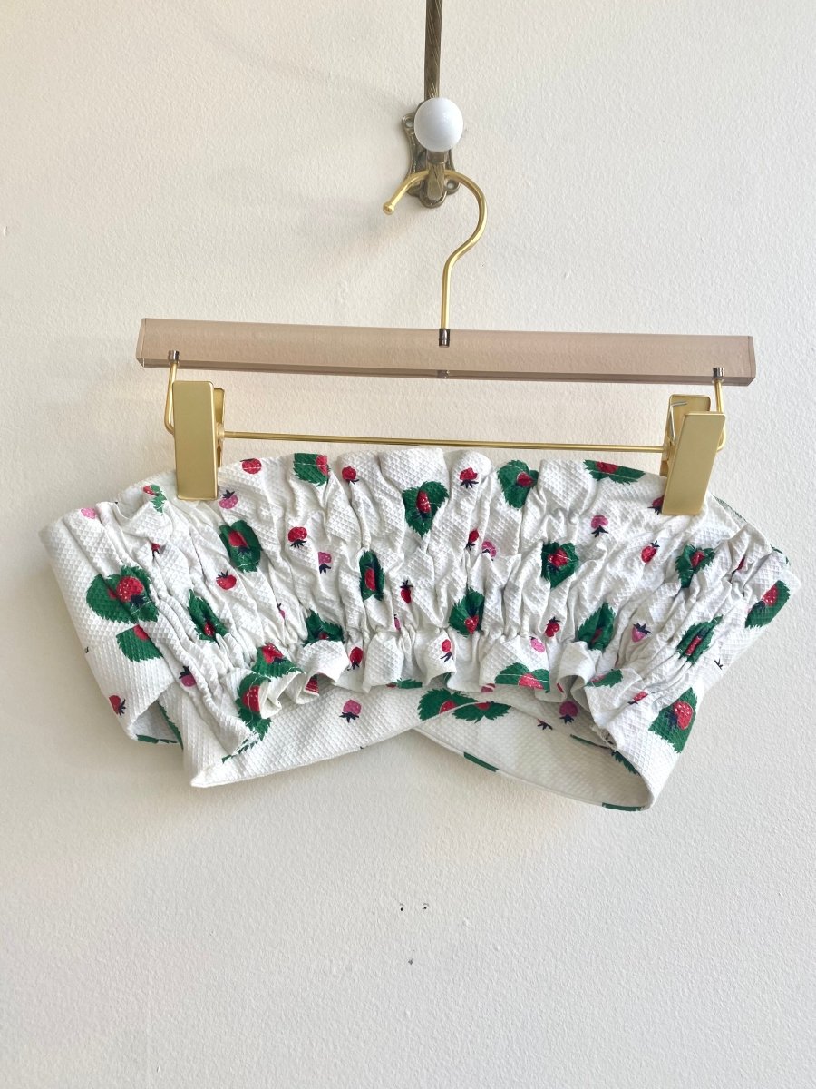 Strawberry Summer Criss - Cross Bra Top - Made X Hudson
