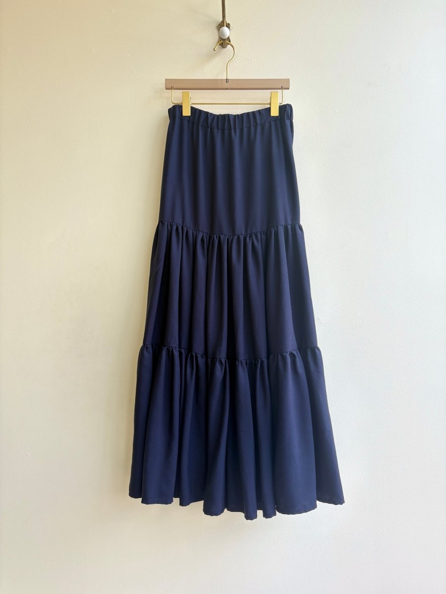 Navy Maxi Skirt - Made X Hudson