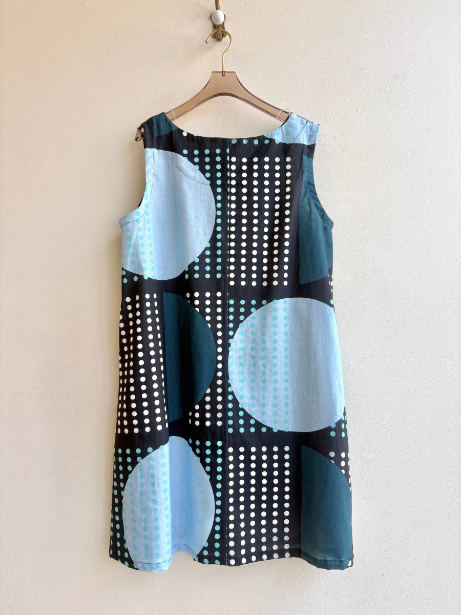 Mini Mu'u in Moonrise Print Sleeveless Baby Doll Dress - Made X Hudson