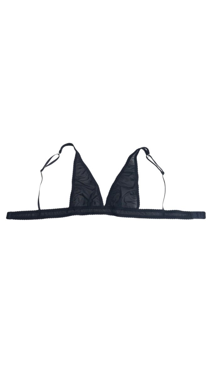 Demeanor Bralette in Sheer Recycled Mesh - Made X Hudson