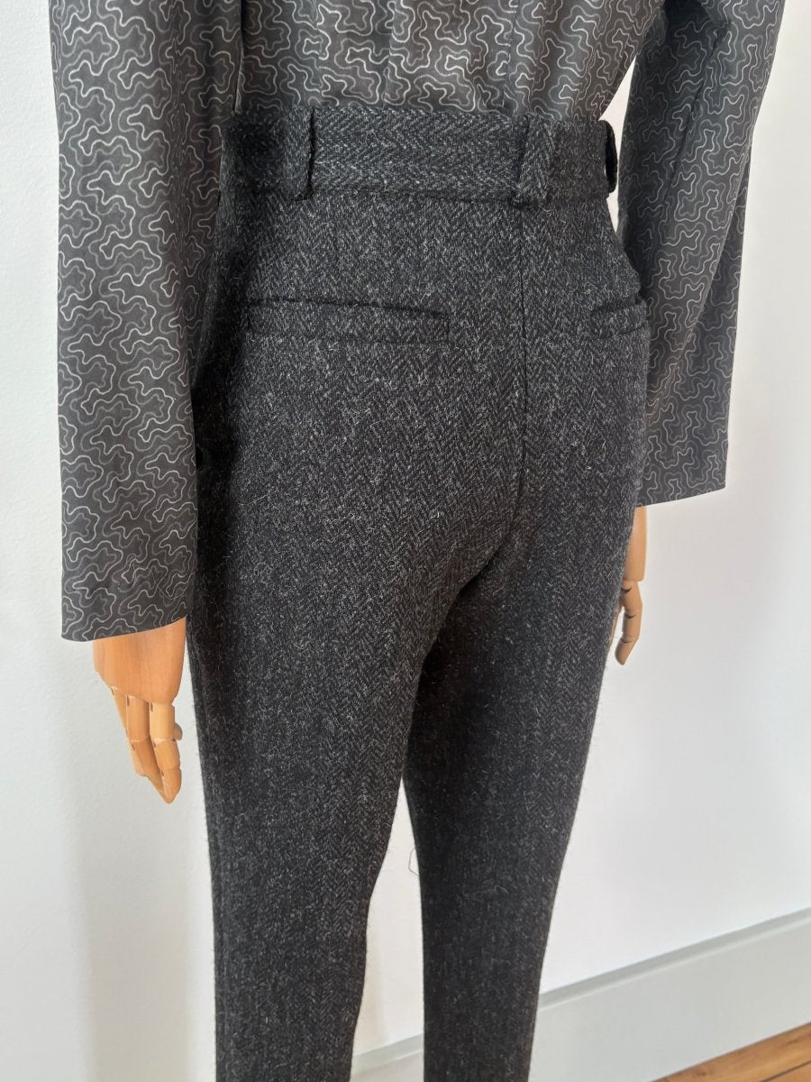 Bronwen Pant in Harris Tweed Wool - Made X Hudson