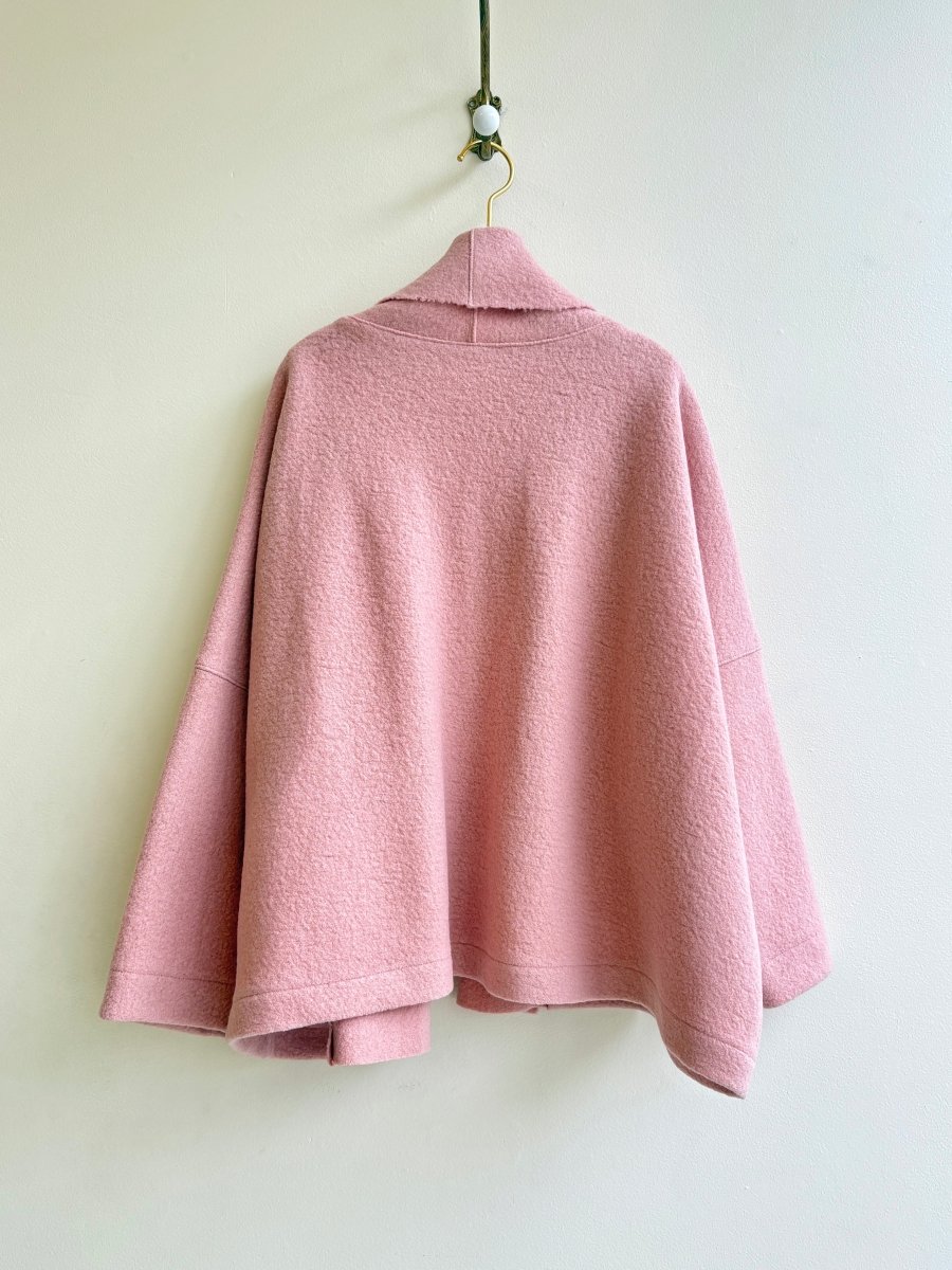 Pale Pink Wool Jacket - Made X Hudson