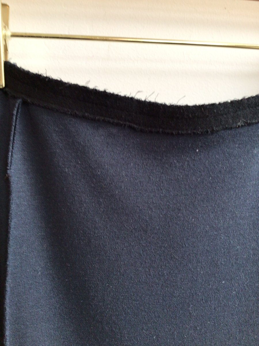 Navy Blue AD Skirt w/ Black Waistband - Made X Hudson