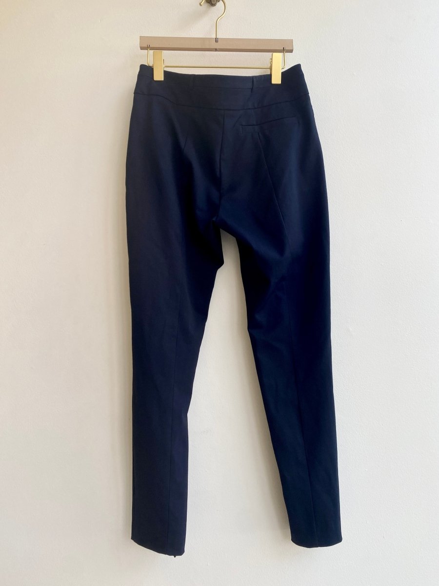 Armani Jeans | Deep Navy Trousers w/ Zip - up Ankles (Vintage) - Made X Hudson