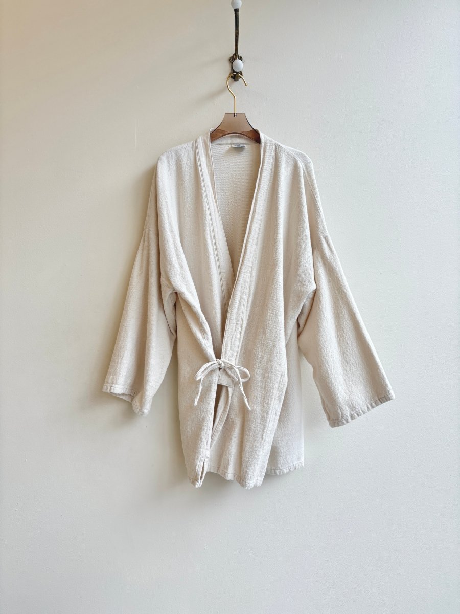 Or Slow | Natural Denim Wrap Jacket (Vintage) - Made X Hudson