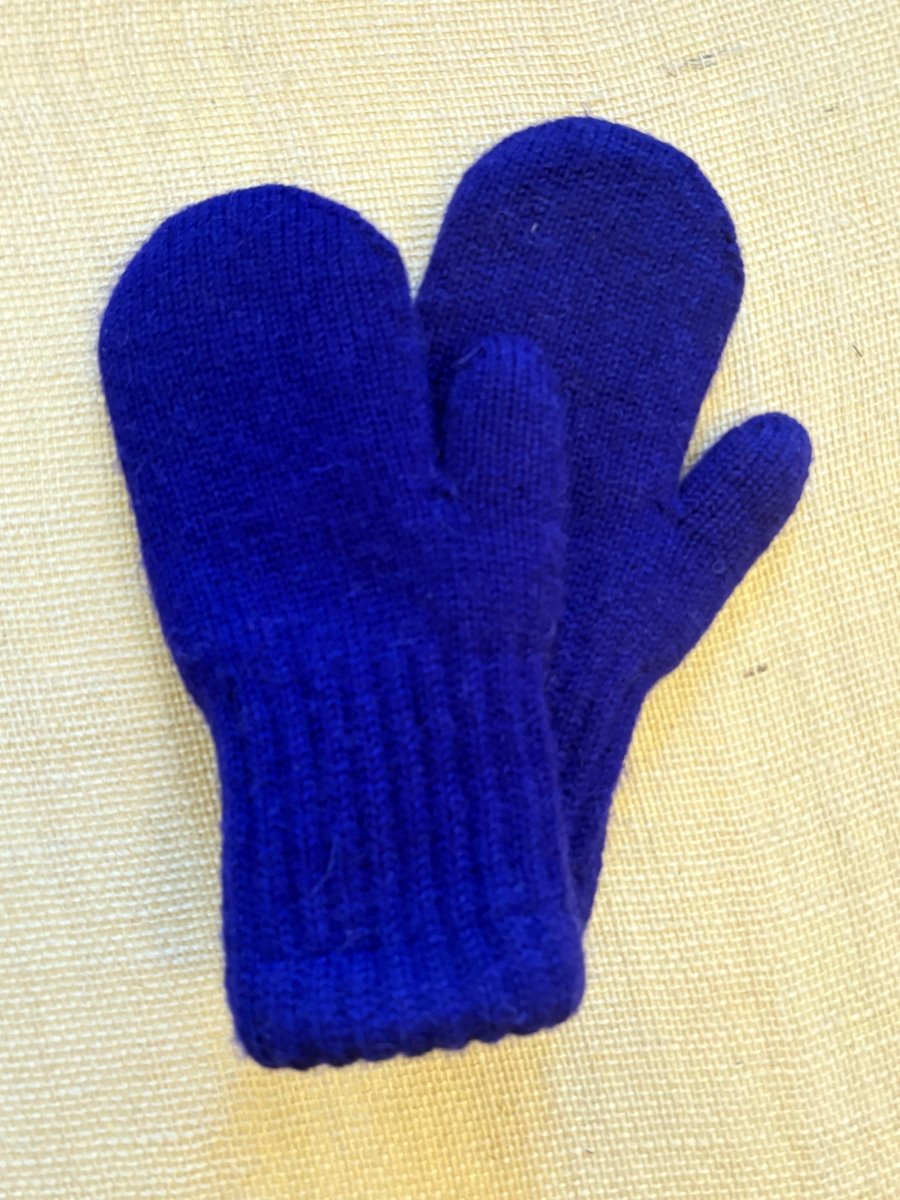 Violet Lined Alpaca Wool Mittens - Made X Hudson