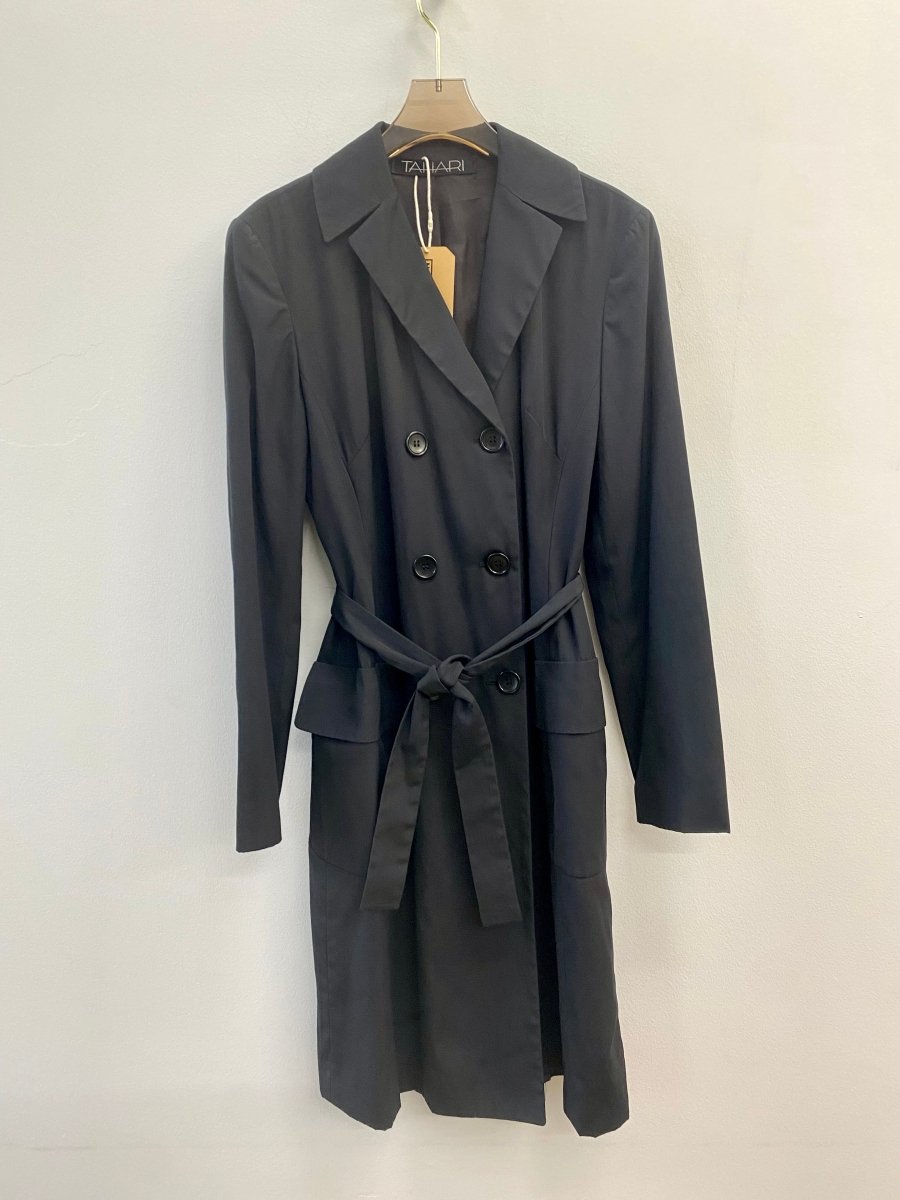 Tahari | Black Tahari Trench (Vintage) - Made X Hudson